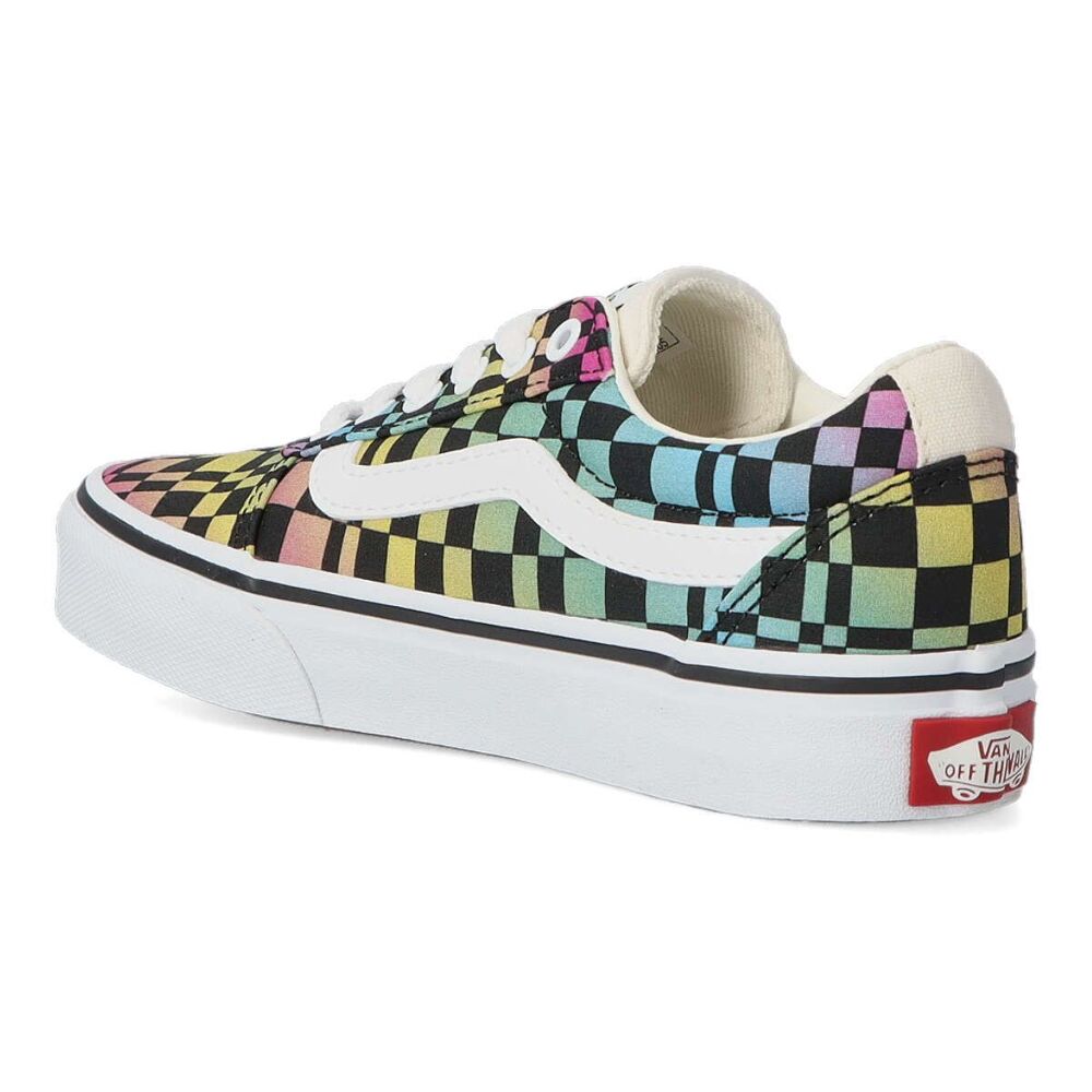 Trippy checkerboard sale vans